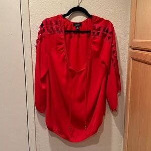 Cut out long sleeve top